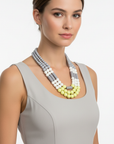 MYA Collana Multifilo Pastello - variante lime