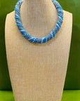 Dimitriadis Collana – Spirale Blu Intrecciata