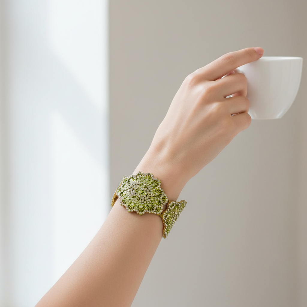 La Griffe Bracciale Verde Lime - Polso