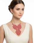 LA GRIFFE Collana Rose - modella mezzo busto