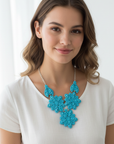 LA GRIFFE Collana Turchese - modella lifestyle