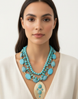 MYA Collana Turchese - modella contemporanea
