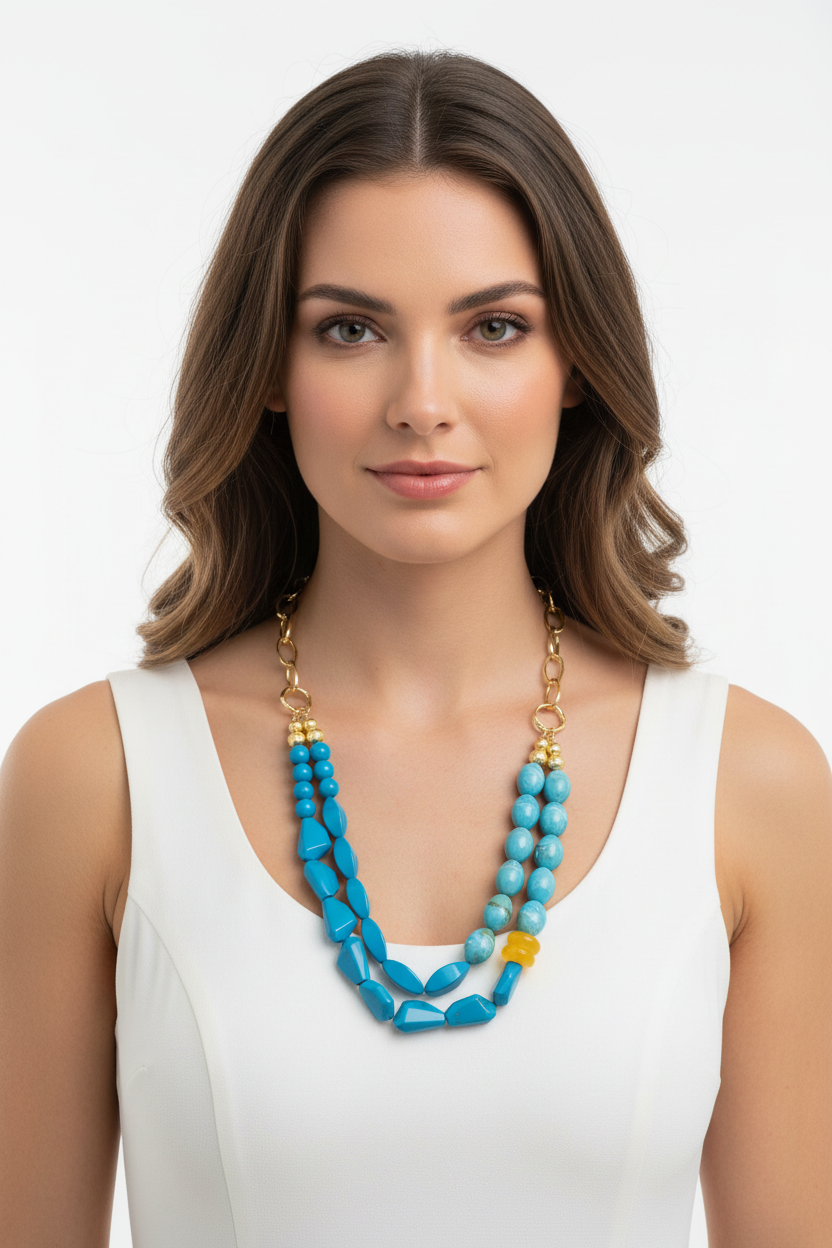 MYA Collana - variante turchese