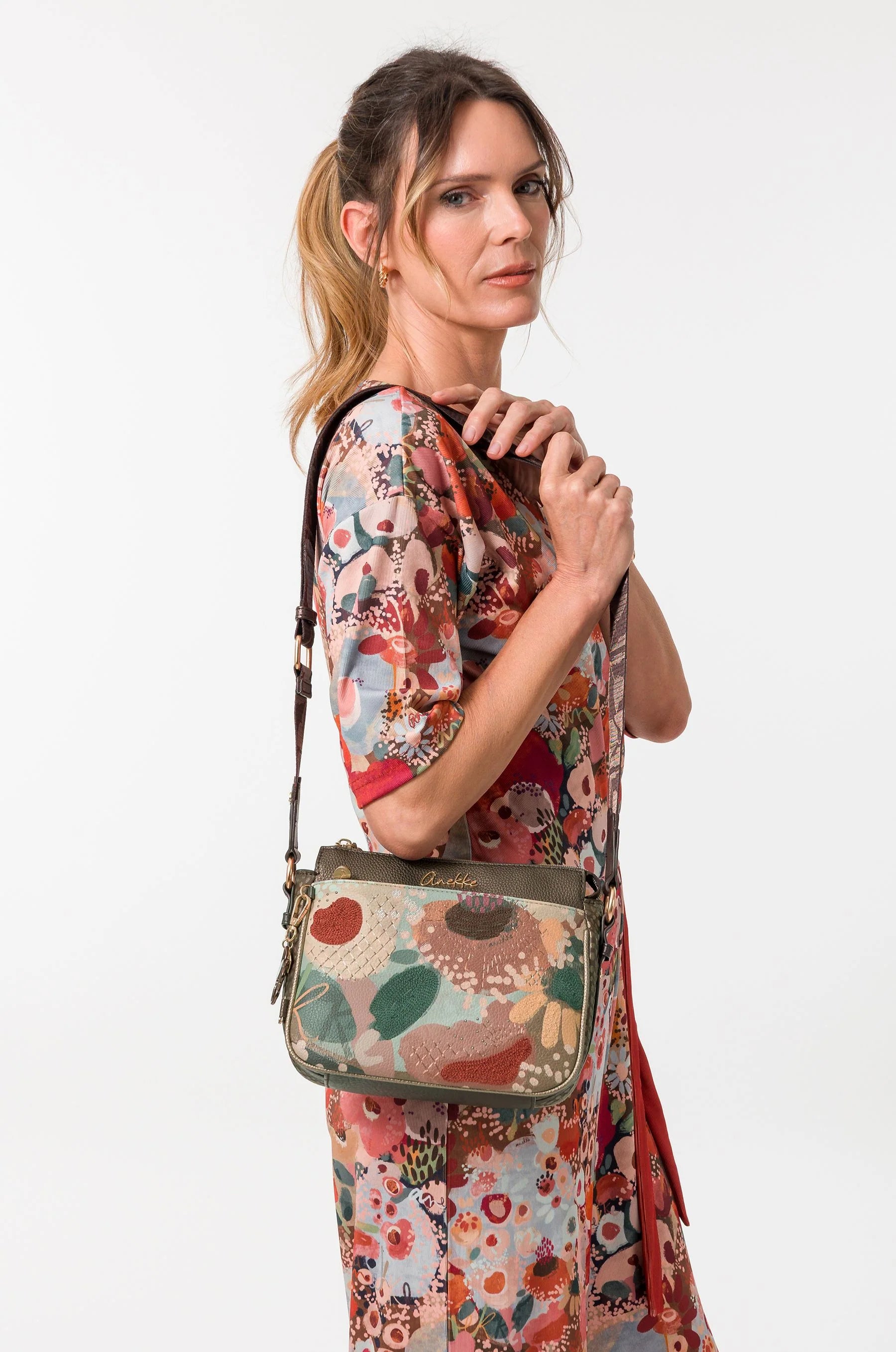 Anekke Borsa Blossom Tracolla Stampata